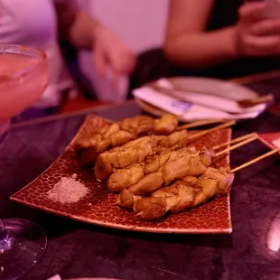 Chicken skewers