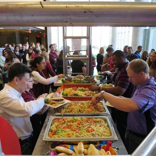 Italian food at Rock 'n Roll Retirement Party