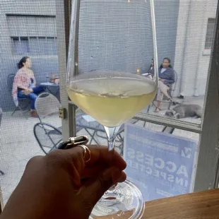 Blanc de Blancs in my glass