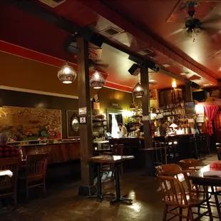 the interior of a restaurant