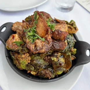 Brussels Sprouts and Pork Belly