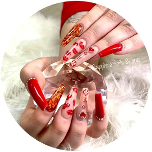#sapphireneb #nailswag #instanails #inspire #naildesign #nailsoftheday #nailstyle #acrylicnails #gel #naildesigns #nailpolish #nailsart