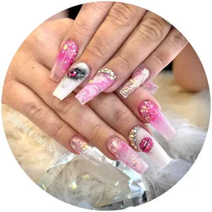 #sapphireneb #nailswag #instanails #inspire #naildesign #nailsoftheday #nailstyle #acrylicnails #gel #naildesigns #nailpolish #nailsart