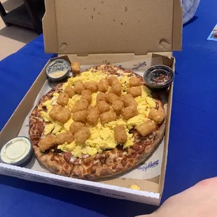 Meat lovers pizza