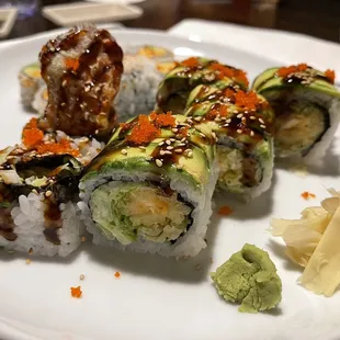 10. Lobster Roll 2. Spicy California Roll