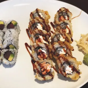 food, sushi and sashimi