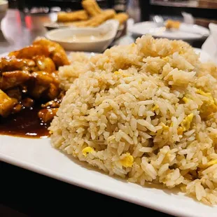 Chicken and shrimp combo