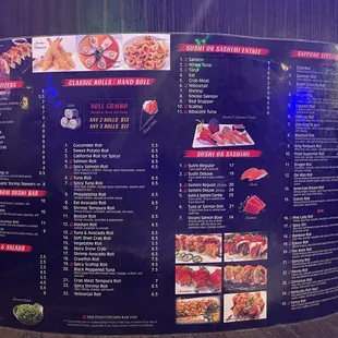 Menu 2 or 2  September 2024