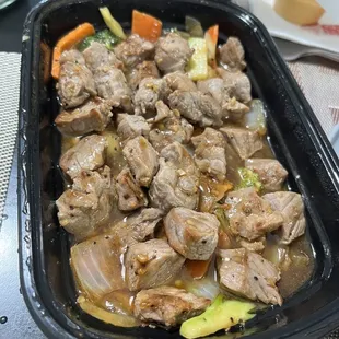 Double hibachi steak