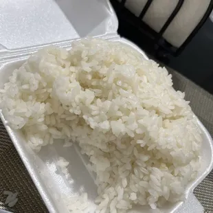 Steamed rice.. (already dug in)