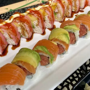 Orange Dragon Roll, Pink Lady