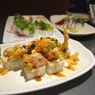 Tuna tartar roll mmm