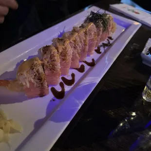 Angry dragon sushi roll