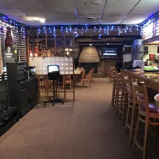 the dining area
