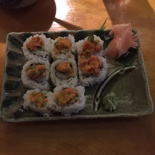 Sushi goodness- spicy tuna