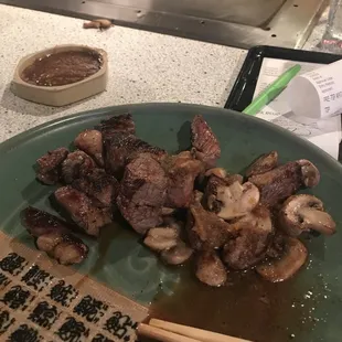steak, food