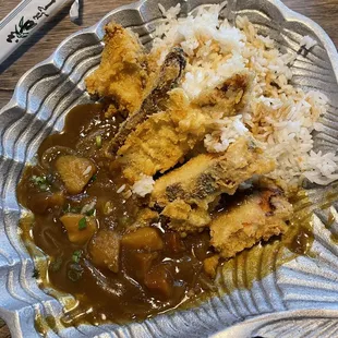 Chicken Curry Katsu Dinner