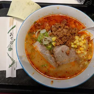 Spicy miso ramen