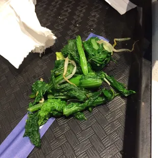 There is sand in the veggie