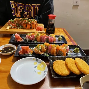 Monkey Roll Lovers rolls Potato Croquettes