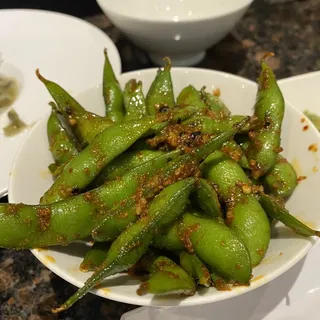 Garlic Edamame