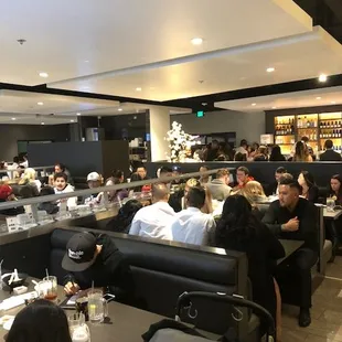 interior, sushi and sashimi