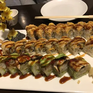 sushi and sashimi, sashimi, food, sushi