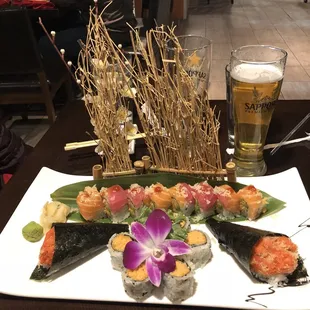 sushi, food, sashimi, sushi and sashimi