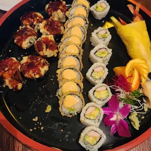 sushi, food, sashimi, sushi and sashimi