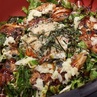 Eel salad bowl. Delicious.