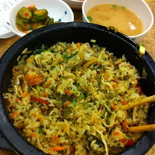 Roasted Salmon Egg Rice, yum!