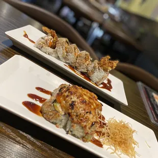 Lobster and Spider Rolls