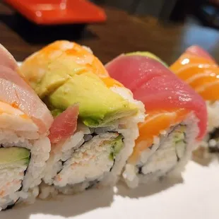sashimi, sushi, sushi and sashimi, food