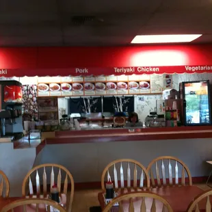 the interior of a restaurant