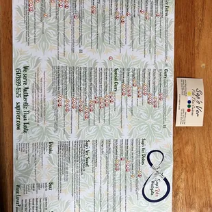Menu.