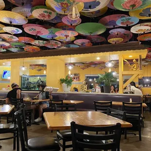 Restaurant indoor seating