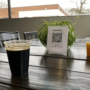 Beer, indoor seating