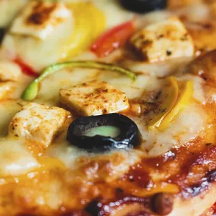 pizza, food