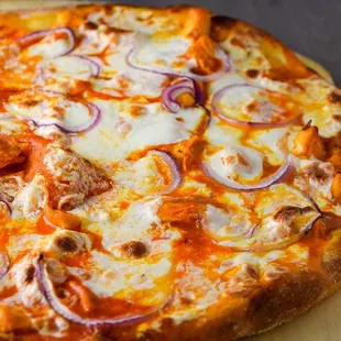 pizza, food