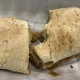 Chicken teriyaki sandwich/panini.