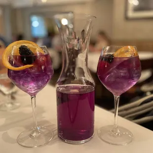 &quot;Purple Sangria&quot; (raspberry, blueberry, pineapple)