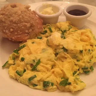 Green & White Scramble Popover