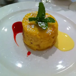 Raspberry Bread Pudding