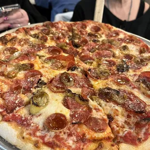 Spicy Italian pie!!!