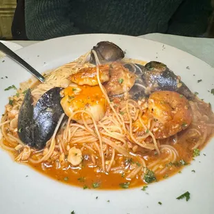 Giant Bowl Seafood Pasta