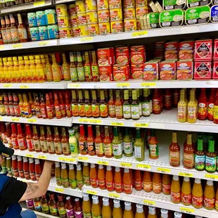 So many more hot sauces that are not regularly available in chain stores.  #UpCloseSavor