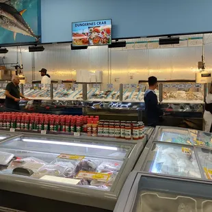Seafood section