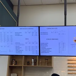 Tous les jours menu board