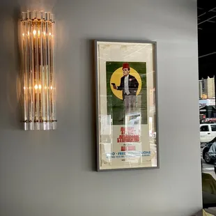 a poster on the wall