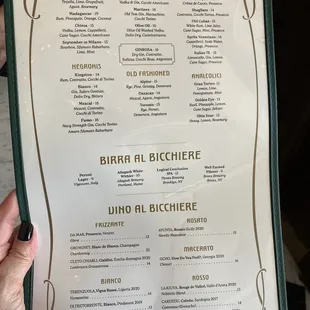 Drink Menu 4/29/22